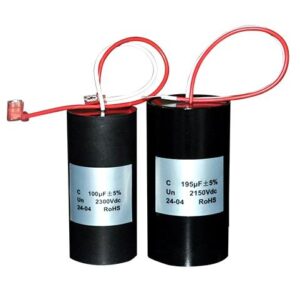 High-voltage direct current container