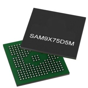 SAM9X75D5M   800MHz ARM926 MPU w/ 512Mb integrated DDR2, MIPI/LVDS Display I/F and GigE