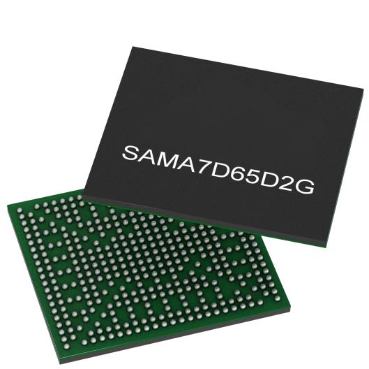SAMA7D65D2G 1GHz ARM Cortex-A7 SIP with Advanced Graphics Features and 2Gb integrated DDR3L